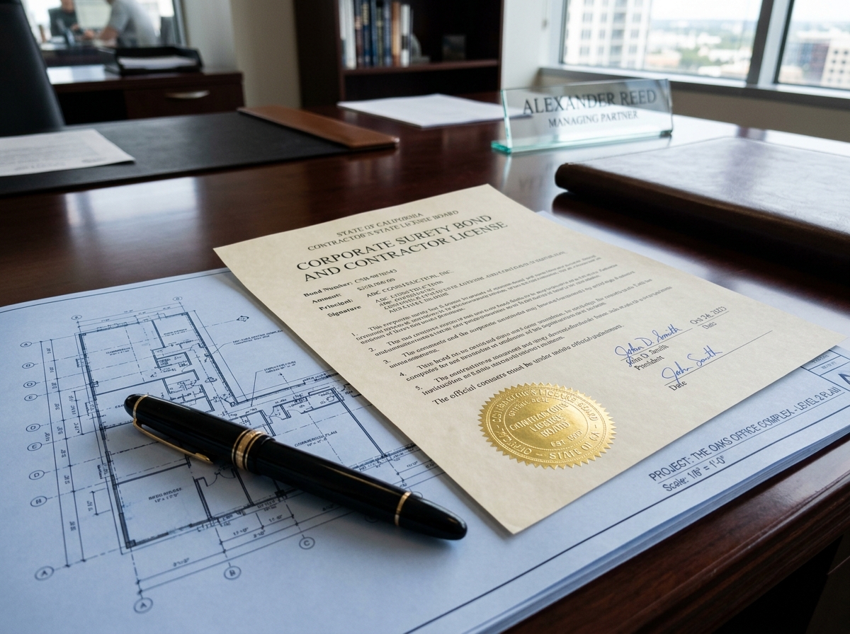 Contractor License and Commercial Surety Bonds